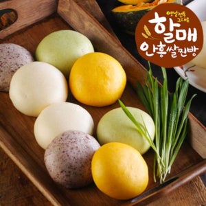 [롯데백화점] 인정식탁 안흥찐빵 할매 안흥 쌀찐빵 4가지맛 25개 x 2봉 LE1218765224