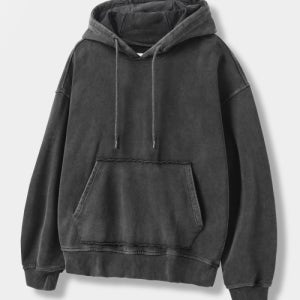 [디미트리블랙] [기모선택] ASI 포시즌 에센셜 스웻 후드 티셔츠_피그먼트 차콜 ABD8TH01CH