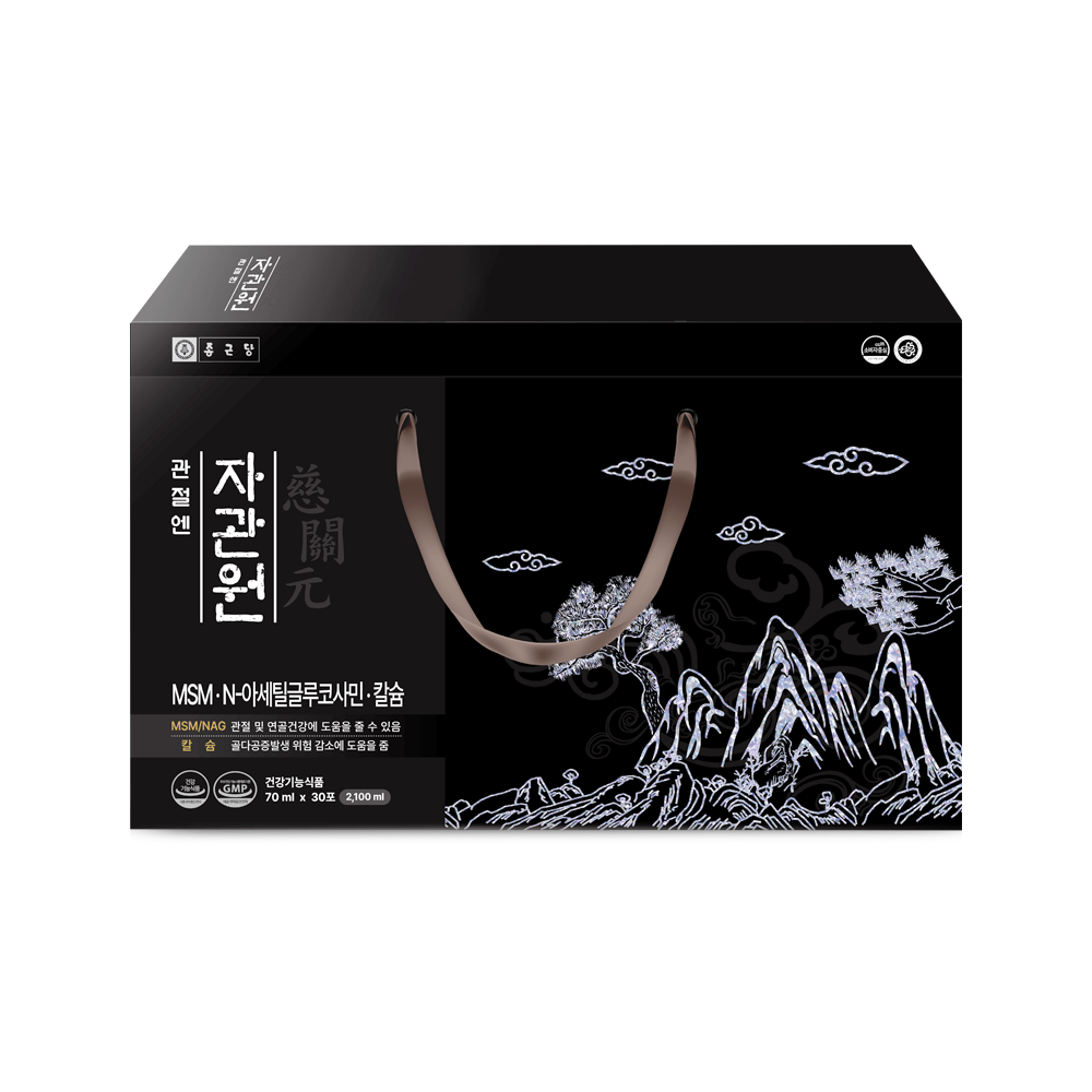 종근당 <b>관절</b>엔 자관원 MSM <b>N</b>-아세틸글루코사민 칼슘 30p