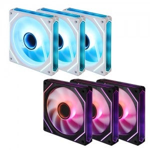 몬스타 가츠 XF120 4페이스팬 리버스 (3팩, 화이트)