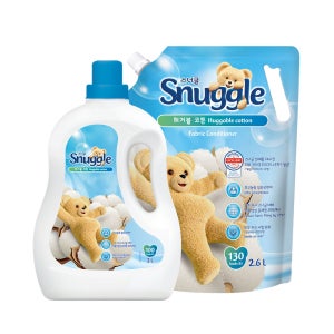 스너글 스너글 초고농축 섬유유연제 허거블코튼 2L + 2.6L