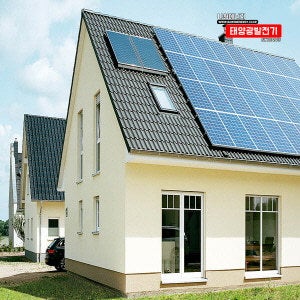 한화 3kw  단독주택 태양광 남부민동 단결정 양면모듈