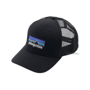 [파타고니아] FW24 남성 자수 로고 볼캡 38289 BLK