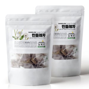 [늘해찬] 국산 볶은 민들레차 티백 삼각티백 대용량 100티백