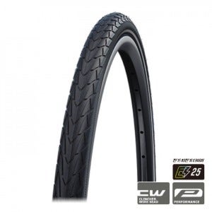 슈발베 마라톤 레이서 와이어 전기자전거 타이어