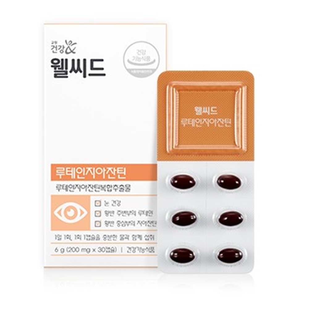 <b>교원</b>더오름 웰씨드 루테인<b>지아잔틴</b> 30캡슐  1개  30정