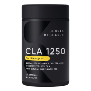 스포츠리서치 CLA <b>공액리놀레산</b> 1250mg 180정