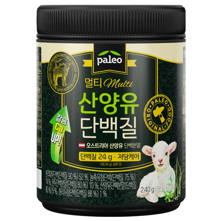 팔레오 산양유 <b>단백질</b>분말 240g, 4개