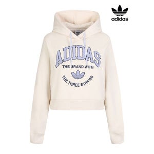 [아디다스]   adidas 여성 VRCT 크롭 후드티_IR6035