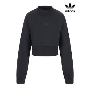 [아디다스]  adidas 여성 크롭 스웨트셔츠 맨투맨_IR8903