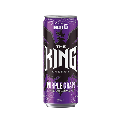 롯데칠성음료 핫식스 더킹 퍼플 그레이프, 355ml, 24개