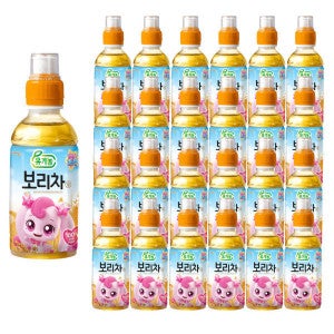 웅진 캐치티니핑 유기농 보리차 200ml 24개 보리차 200ml 24개