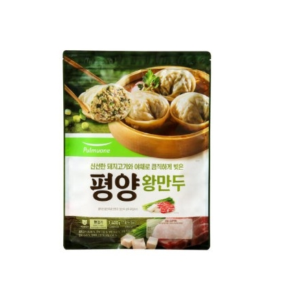 풀무원 평양왕만두 (냉동), 490g, 2개 (6,170원) (15,000이상무료)