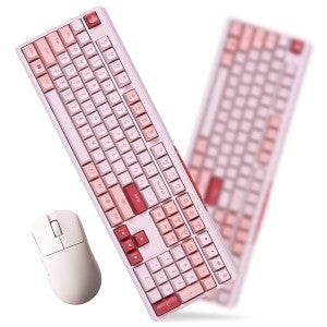 몬스타 가츠 X108 SE 키보드 마우스 세트 (딸기샤베트)