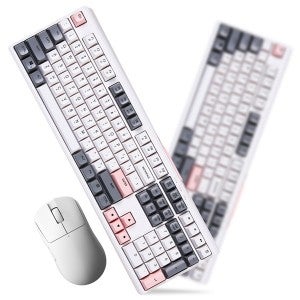 몬스타 가츠 X108 SE 키보드 마우스 세트 (피치요거트)