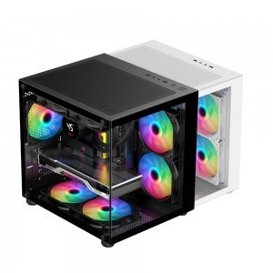 투민시스템 TM100 RGB 강화유리 (블랙)