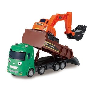 [하프클럽]레스큐 타요 포크레인 중장비 트럭 메가 행크