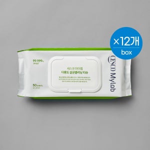 세스코 마이랩 다용도 살균클리닝 티슈 (50매) x 12개 (1box)