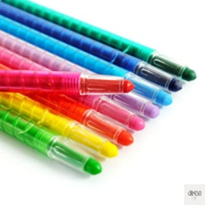 우아몰 뽀로로 샤프식 색연필 12색 유아미술재료 학용품선물세트 컬러링북색연필