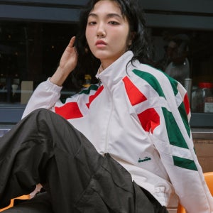 [디아도라] 그리드 우븐 자켓 IVORY D4323LWT44IVS