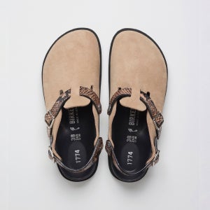 토키오 II 라인드 1774 천연 가죽 내추럴 스네이크 브라운