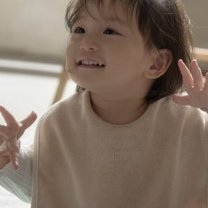 Waterproof Big bib - 베이지 모먼트