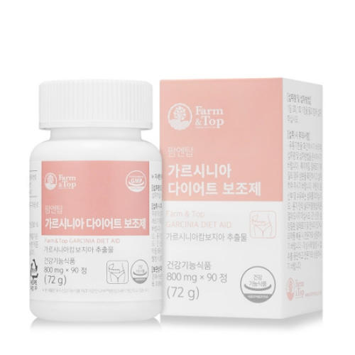 <b>팜엔탑</b> 가르시니아 다이어트보조제 800mg x 90정 (1개월분)
