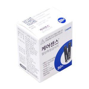아이센스 케어센스 혈당측정검사지 당뇨측정 시험지 스트립 2박스 총100매