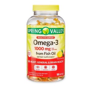 <b>스프링 벨리</b> 오메가3 피쉬오일 1000mg 180정