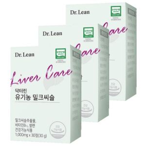 닥터린 3박스 닥터린 유기농 밀크씨슬 영양제 <b>실리마린</b> 간 건강