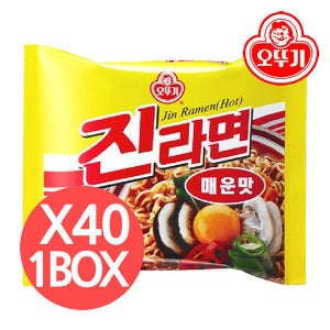 오뚜기 진라면 매운맛 120g 40개