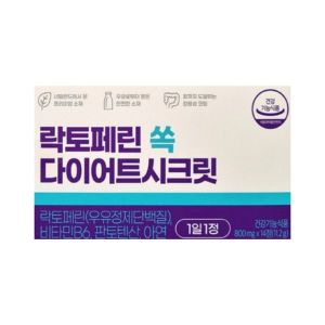 <b>씨제이이엔엠 락토페린</b> 쏙 다이어트시크릿 14정