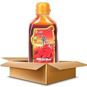 청우 캡사이신 맛있게 매운 핫 소스 액상 양념 (550g x 10개입)