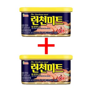 롯데 런천미트 200g  1+1 기획  반찬 간편한 캔 통조림 캠핑 햄 소시지