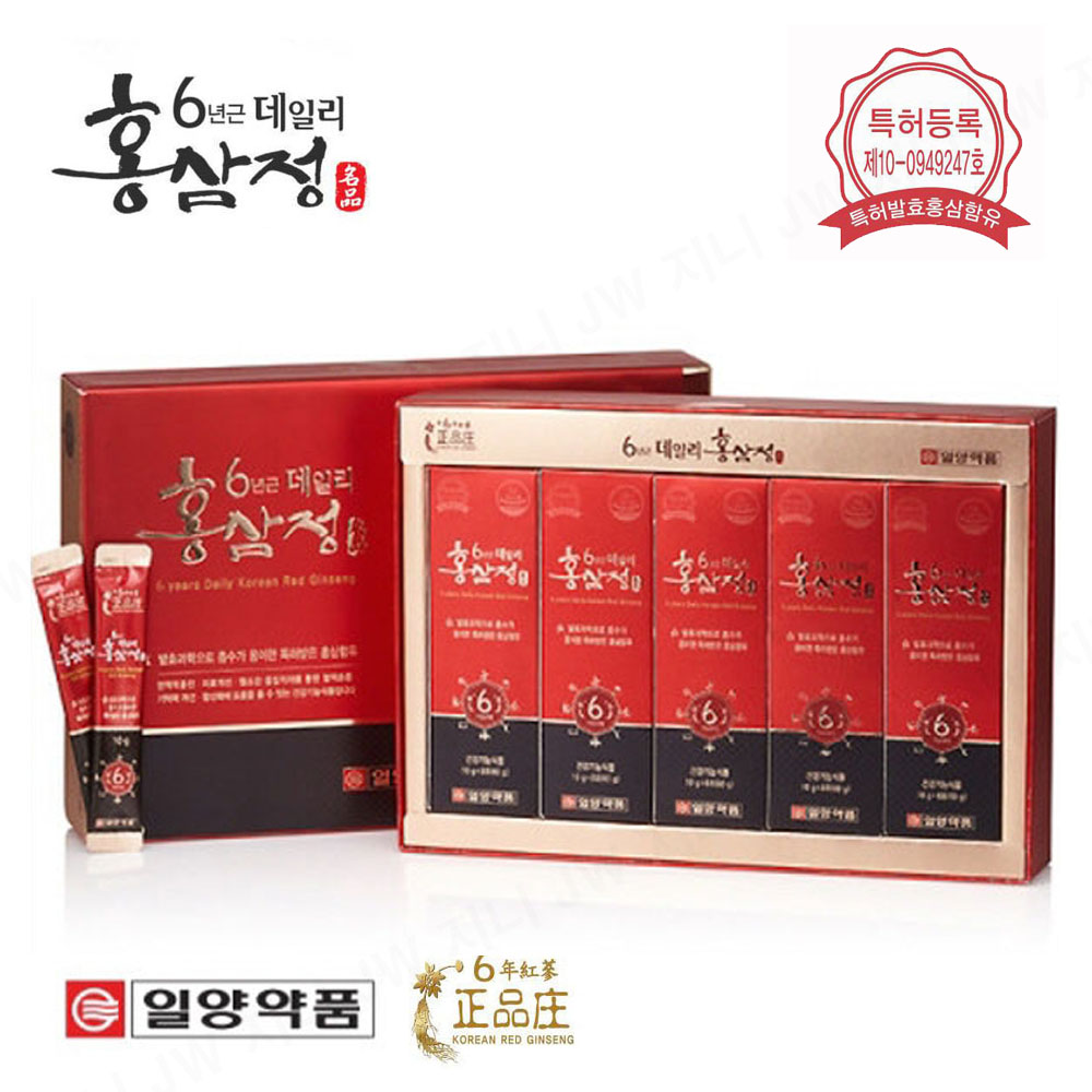 일양약품 <b>홍삼</b>정 6년근 발효<b>홍삼</b> 효삼 <b>진세노사이드</b> 사포닌 진액 농축액 스틱 <b>Rg1 Rb1 Rg3</b>