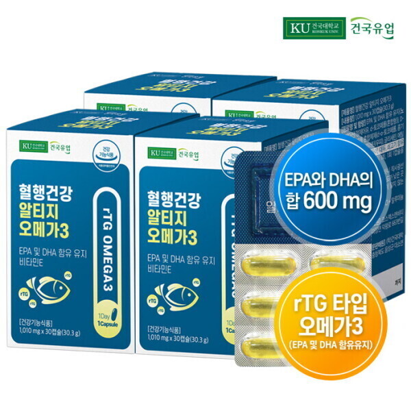 건국유업 혈행건강 알티지 오메가3