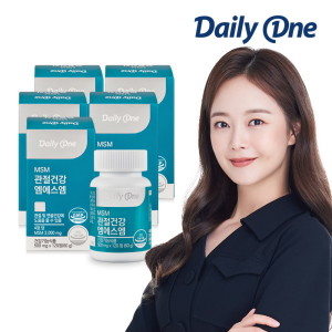 데일리원 관절 건강 엠에스엠 최대함량 <b>MSM</b> 100% 500mg X 120정 3통