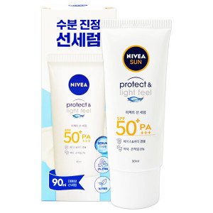 니베아 니베아 선 프로텍트 앤 라이트 필 퍼펙트 선세럼 선크림 90ml