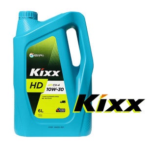 킥스 HD 10W30 디젤엔진오일 KIXX 6L/지프/신형/구DA