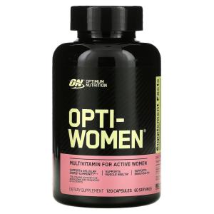 <b>옵티멈뉴트리션</b> Optimum Opti-Women Multivitamin <b>옵티멈뉴트리션</b> 옵티우먼 여성<b>종합</b> 멀티비타민 철분아연 120캡슐