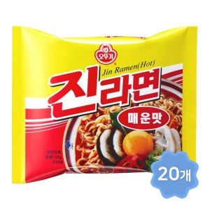 오뚜기 오뚜기 진라면 매운맛 120g 20개 1박스