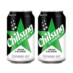 롯데칠성 칠성사이다 제로 355ml/ 40캔 업소용
