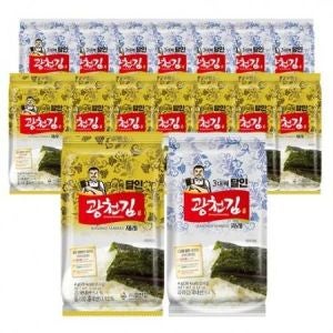 3대째 달인 재래 파래 혼합 광천김 64g 1개 64g x