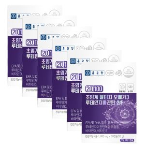 종근당 종근당 20100<b>초임계알티지오메가3루테인지아잔틴</b>6박스