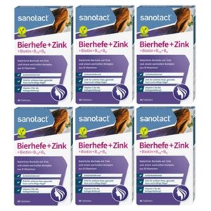 <b>자노탁트</b> <b>자노탁트 비오라보</b> 비어헤페 <b>맥주효모 아연</b> 60정 6개