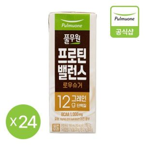 풀무원 <b>풀무원 프로틴</b>밸런스 로우슈거 그레인 190ml 24개
