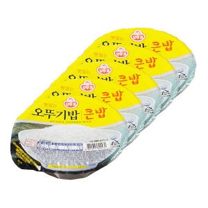 오뚜기 오뚜기 즉석밥 맛있는 오뚜기밥 큰밥 300g 5개