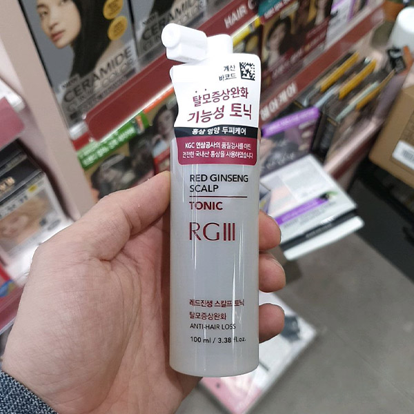 알지쓰리 <b>레드진생</b> 스칼프 토닉  1개  100ml