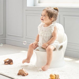 아이팜 이지두잉 프리미엄 포티 3in1 유아변기 변기커버 디딤대 화이트