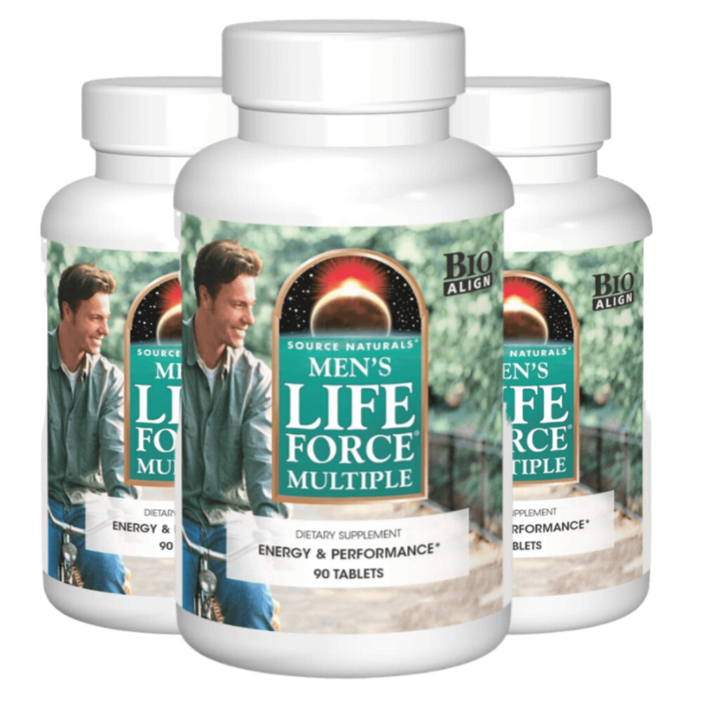 소스내추럴스 소스내츄럴스 <b>맨즈 라이프 포스 멀티플</b> 종합 비타민 90정 3병